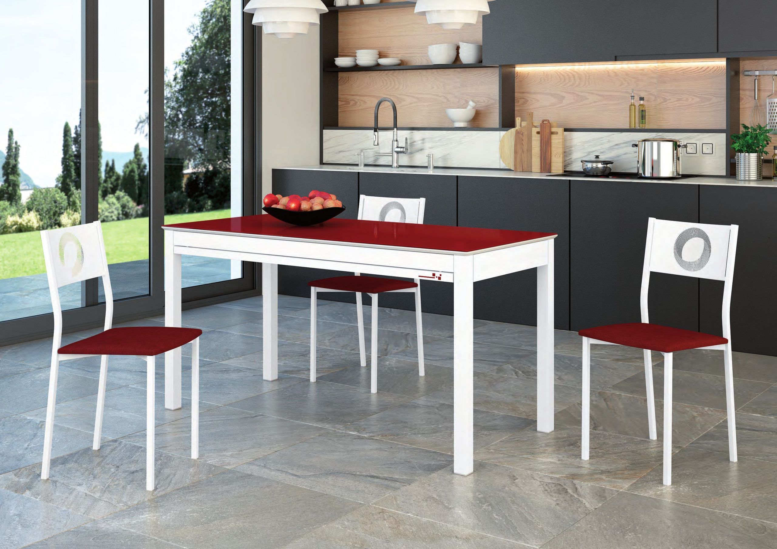 Alternative view of Mesa y sillas cocina - 104