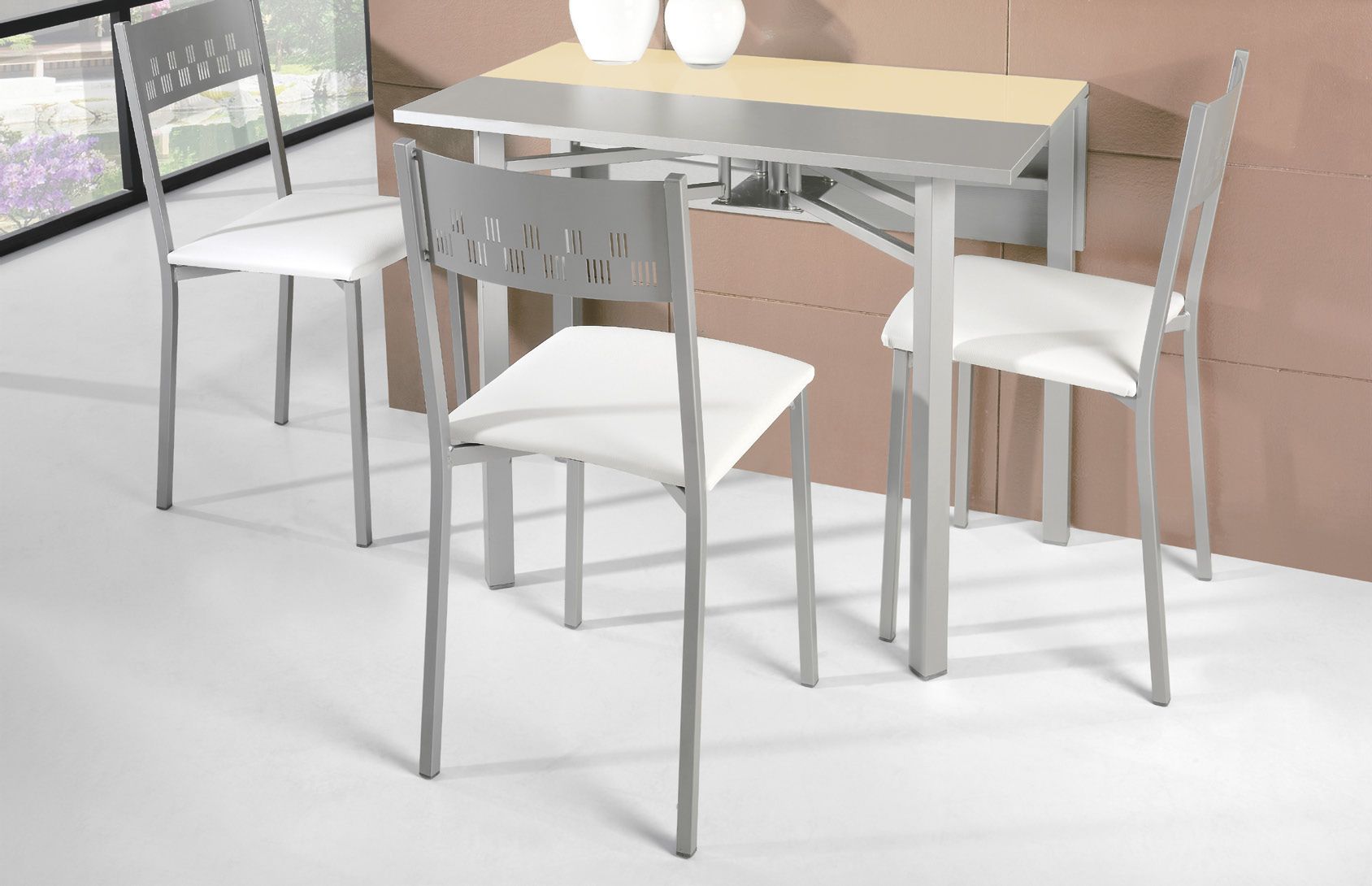 Mesa y sillas cocina reducido espacio - 104