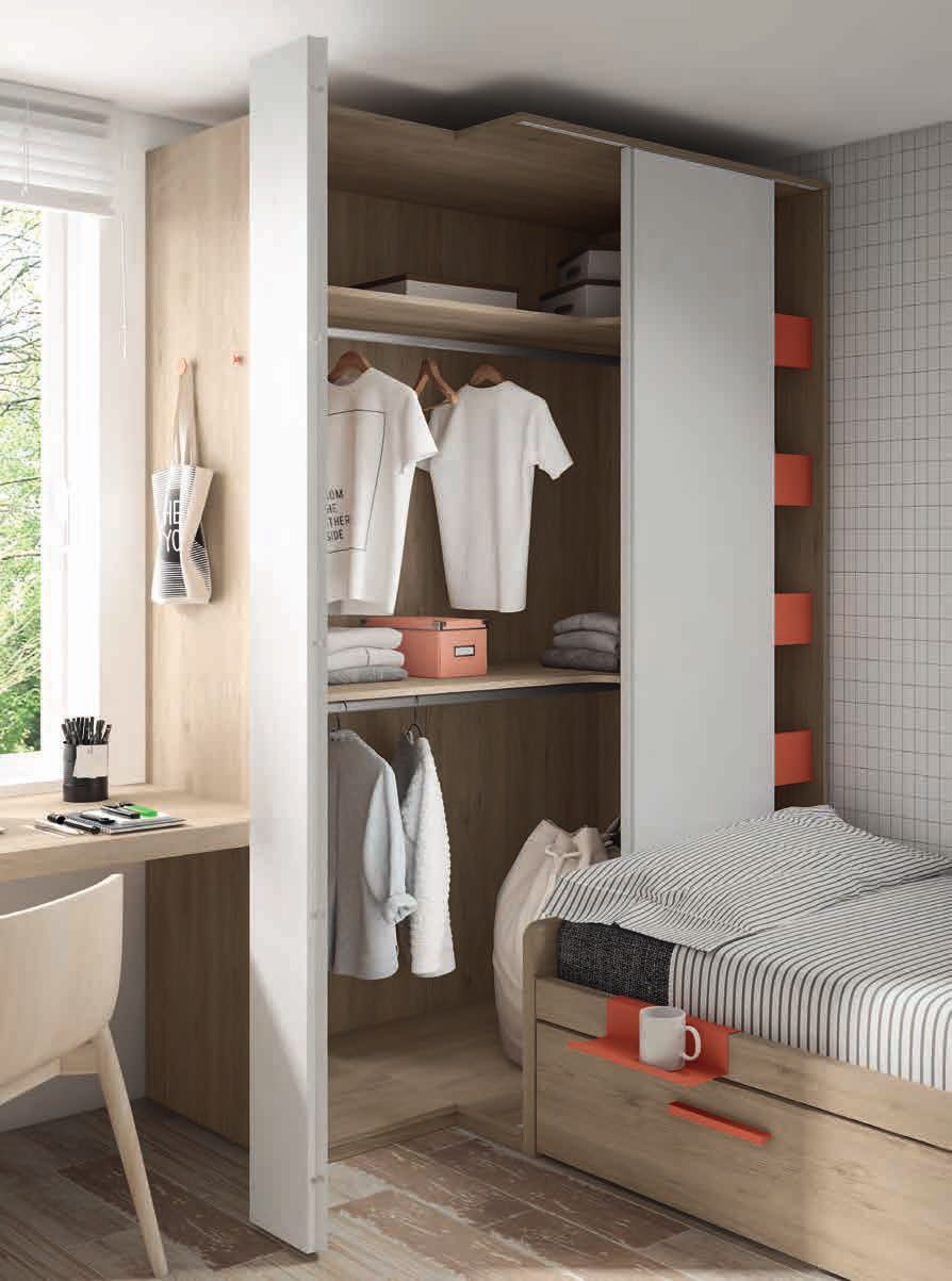 Alternative view of Dormitorio Juvenil - 617